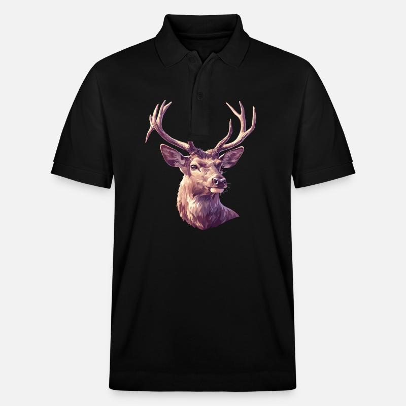 Cerf Cerf - Polo PREPSTER bio Stanley/Stella Unisexe - noir