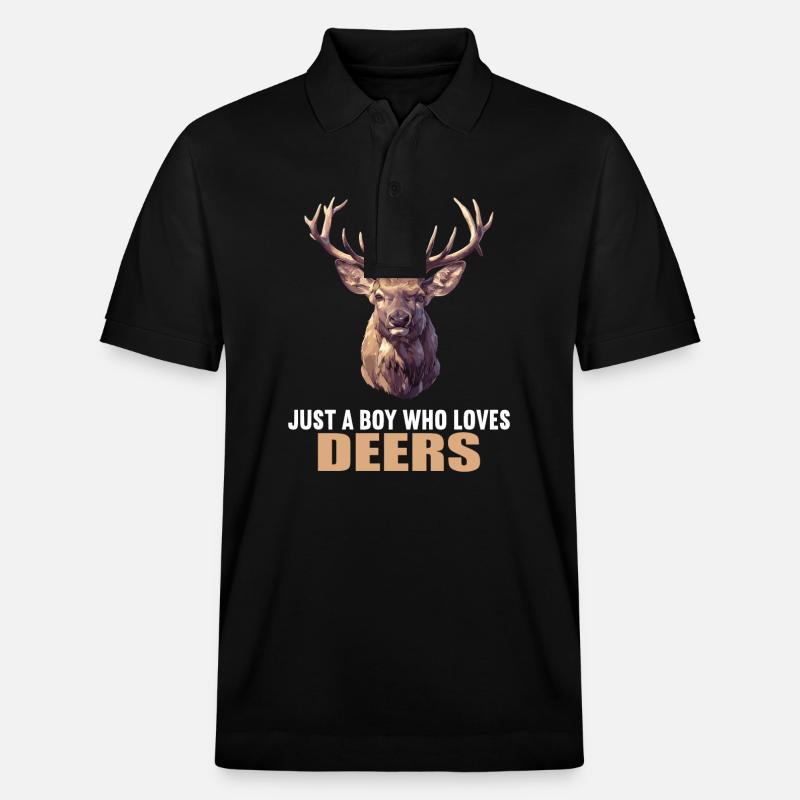Cerf Cerf - Polo PREPSTER bio Stanley/Stella Unisexe - noir