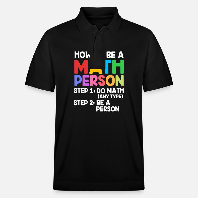 Mathematik - Stanley/Stella Unisex Bio-Poloshirt PREPSTER - Schwarz