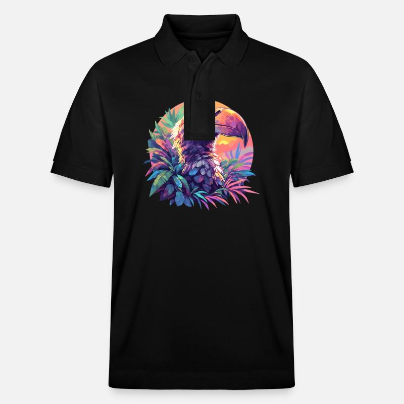 Dodos Dodo - Polo PREPSTER bio Stanley/Stella Unisexe - noir