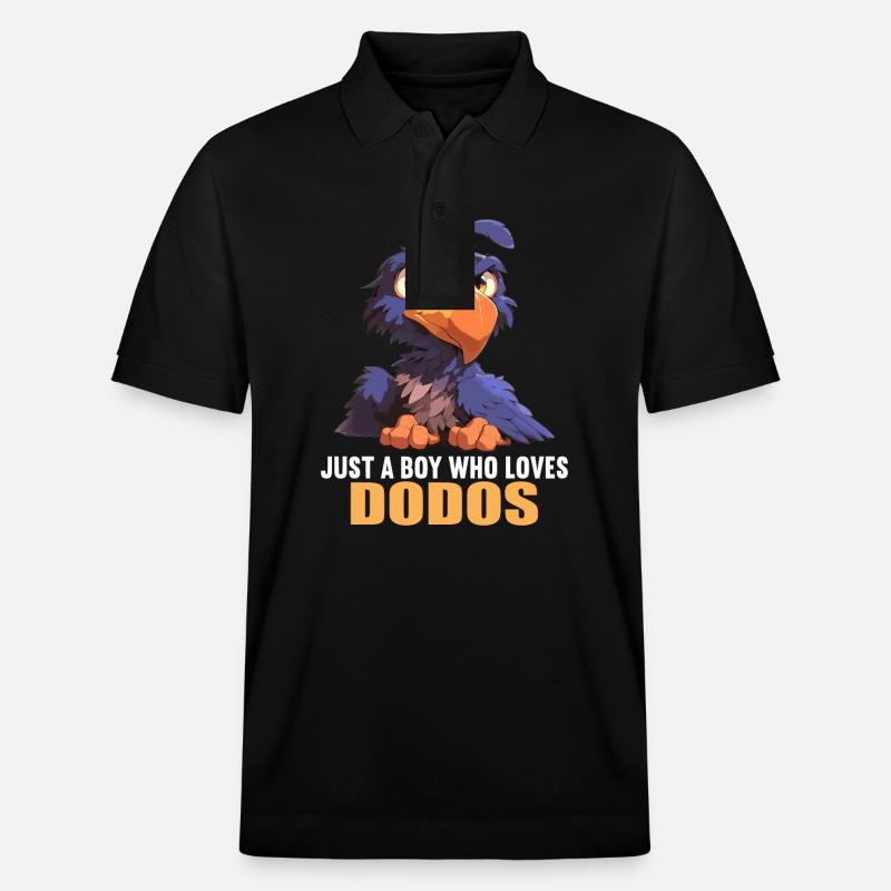 Dodos Dodo - Polo PREPSTER bio Stanley/Stella Unisexe - noir
