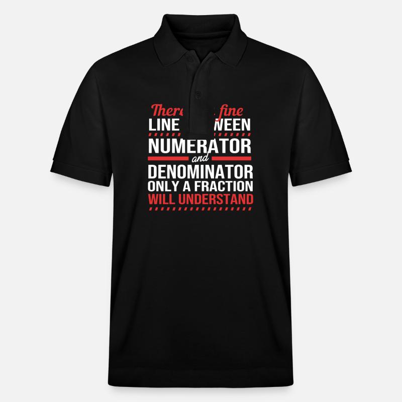 Mathematik - Stanley/Stella Unisex Bio-Poloshirt PREPSTER - Schwarz