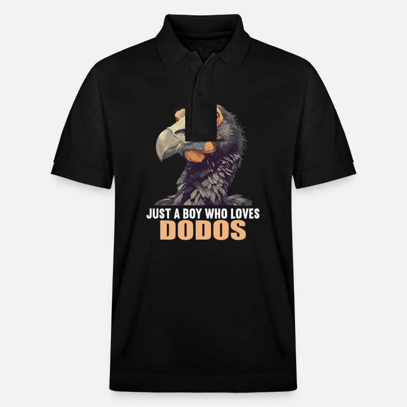 Dodos Dodo - Polo PREPSTER bio Stanley/Stella Unisexe - noir