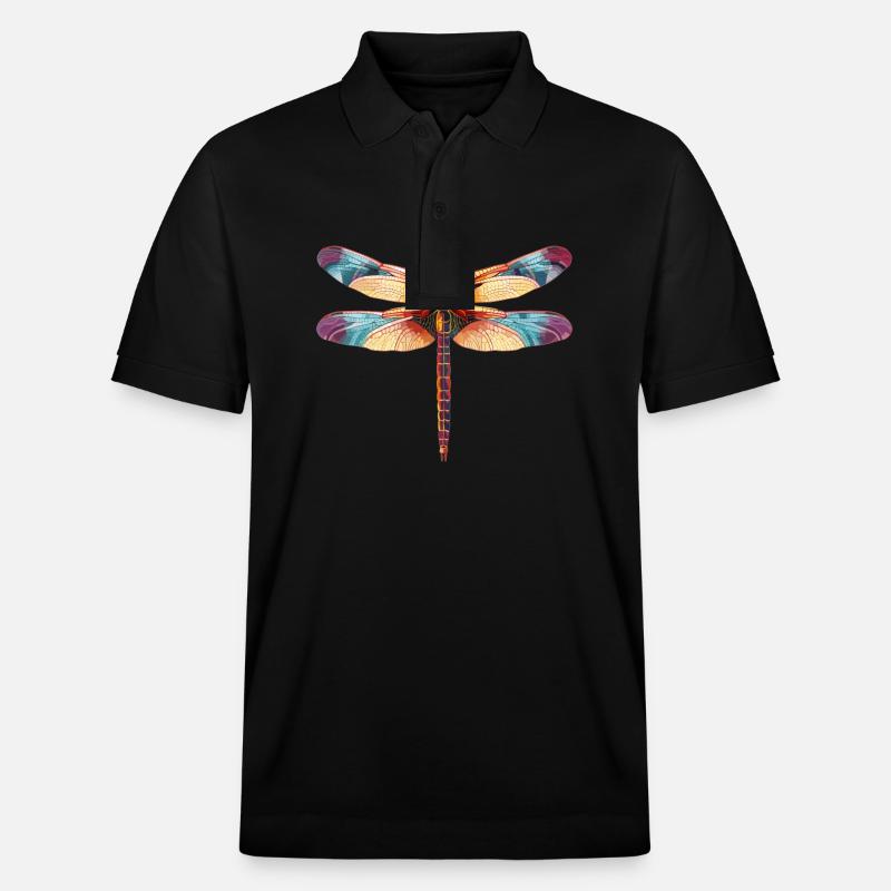 Libellen Libelle - Stanley/Stella Unisex Bio-Poloshirt PREPSTER - Schwarz