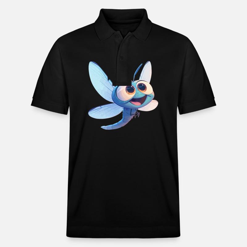 Libellules Libellule - Polo PREPSTER bio Stanley/Stella Unisexe - noir