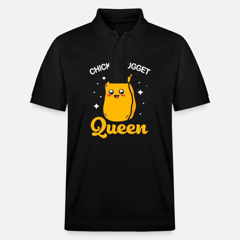 Chicken Nuggets - Stanley/Stella Unisex Bio-Poloshirt PREPSTER - Schwarz