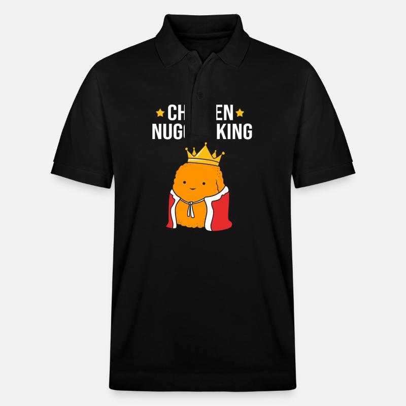 Nuggets de poulet - Polo PREPSTER bio Stanley/Stella Unisexe - noir