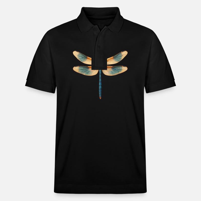 Libellen Libelle - Stanley/Stella Unisex Bio-Poloshirt PREPSTER - Schwarz