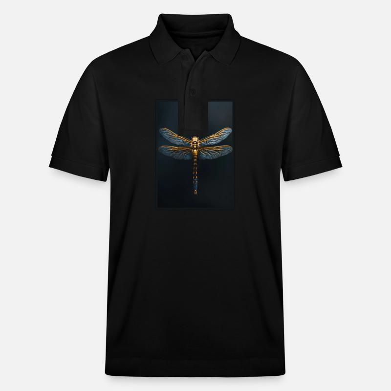 Libellen Libelle - Stanley/Stella Unisex Bio-Poloshirt PREPSTER - Schwarz