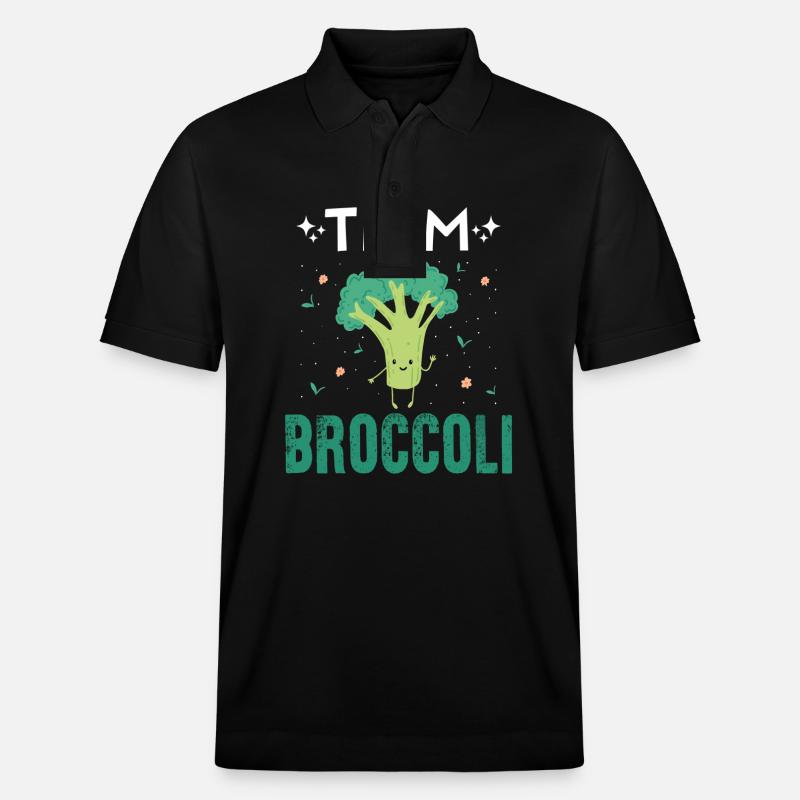 Team Broccoli - Stanley/Stella Unisex Bio-Poloshirt PREPSTER - Schwarz