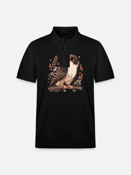 Falcon Falcon - Stanley/Stella Unisex Organic Polo Shirt PREPSTER - black