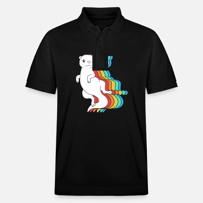 Loutre - Polo PREPSTER bio Stanley/Stella Unisexe - noir
