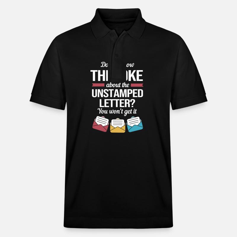 Postbote - Stanley/Stella Unisex Bio-Poloshirt PREPSTER - Schwarz