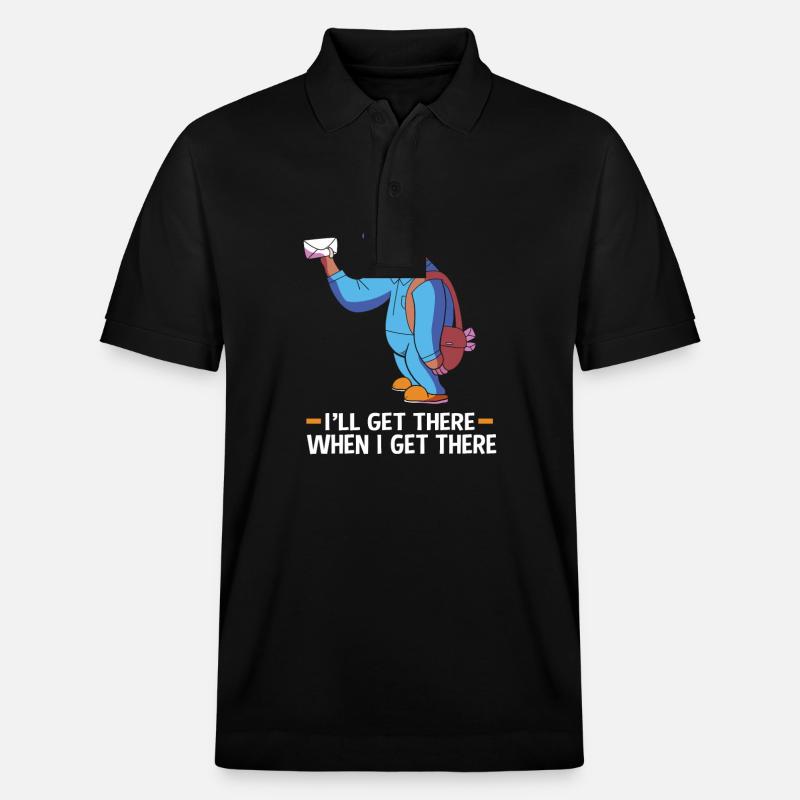 Postbote - Stanley/Stella Unisex Bio-Poloshirt PREPSTER - Schwarz