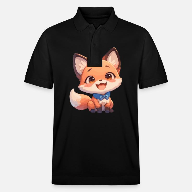 Renards Renard - Polo PREPSTER bio Stanley/Stella Unisexe - noir