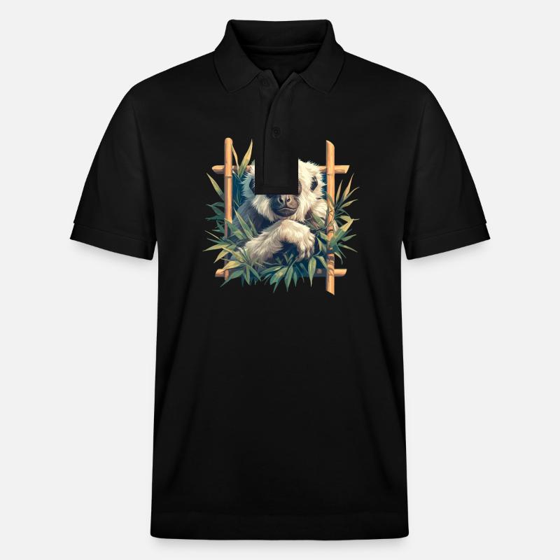 Gibbons Gibbon - Polo PREPSTER bio Stanley/Stella Unisexe - noir
