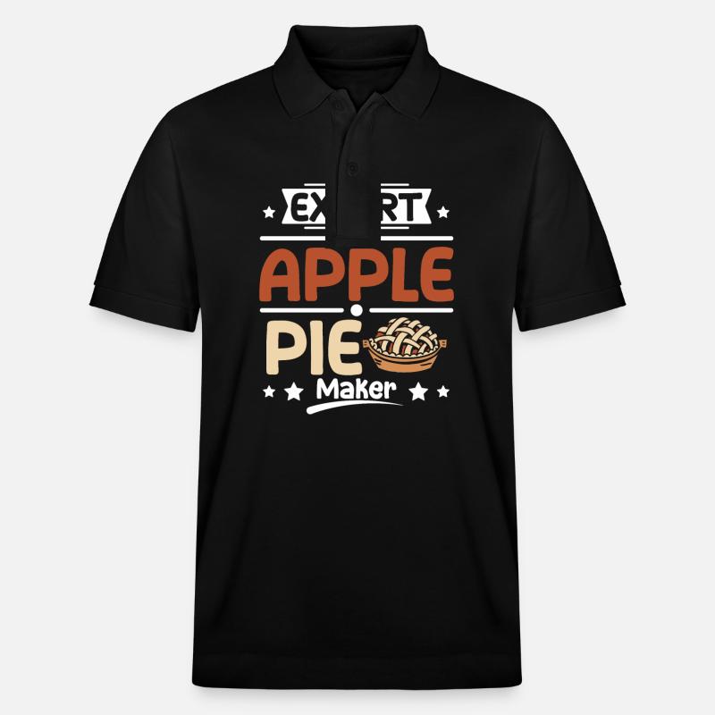 Expert Apple pie maker - Stanley/Stella Unisex Bio-Poloshirt PREPSTER - Schwarz