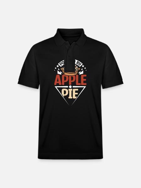 Powered by Apple pie - Stanley/Stella Unisex Organic Polo Shirt PREPSTER - black