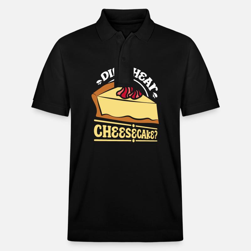 Ai-je entendu cheesecake - Polo PREPSTER bio Stanley/Stella Unisexe - noir