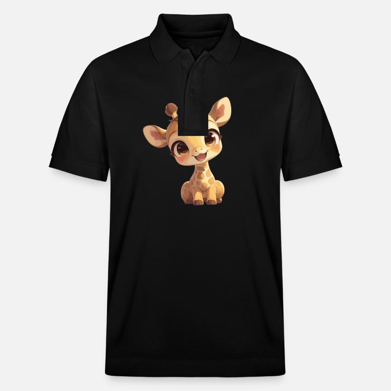 Girafes Girafe - Polo PREPSTER bio Stanley/Stella Unisexe - noir