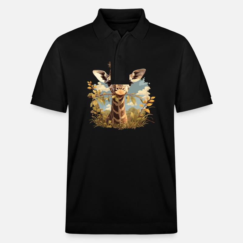 Girafes Girafe - Polo PREPSTER bio Stanley/Stella Unisexe - noir