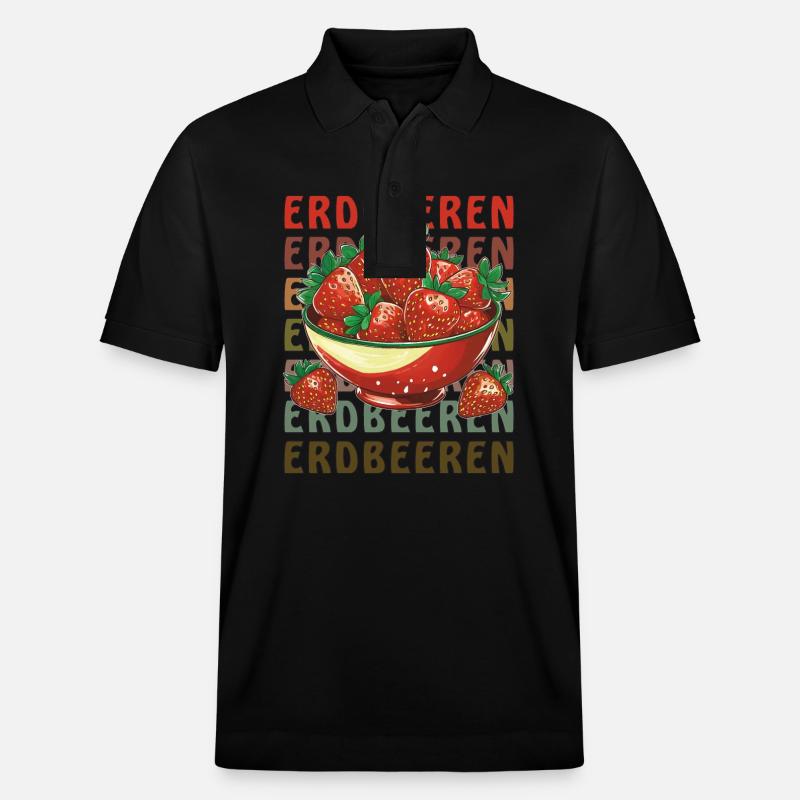 ERDBEEREN - Stanley/Stella Unisex Bio-Poloshirt PREPSTER - Schwarz