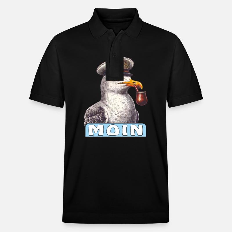 MÖVE MOIN - Stanley/Stella Unisex Bio-Poloshirt PREPSTER - Schwarz