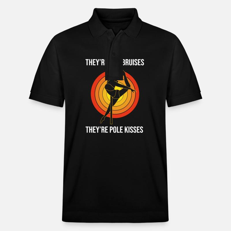 Pole Dance - Polo PREPSTER bio Stanley/Stella Unisexe - noir