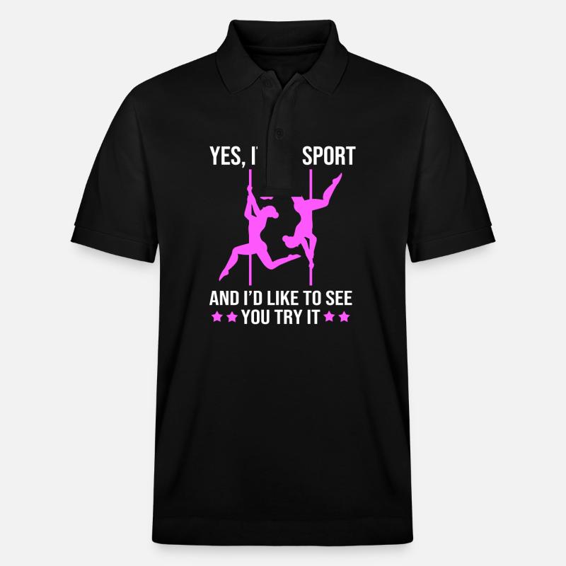 Pole Dance - Stanley/Stella Unisex Bio-Poloshirt PREPSTER - Schwarz