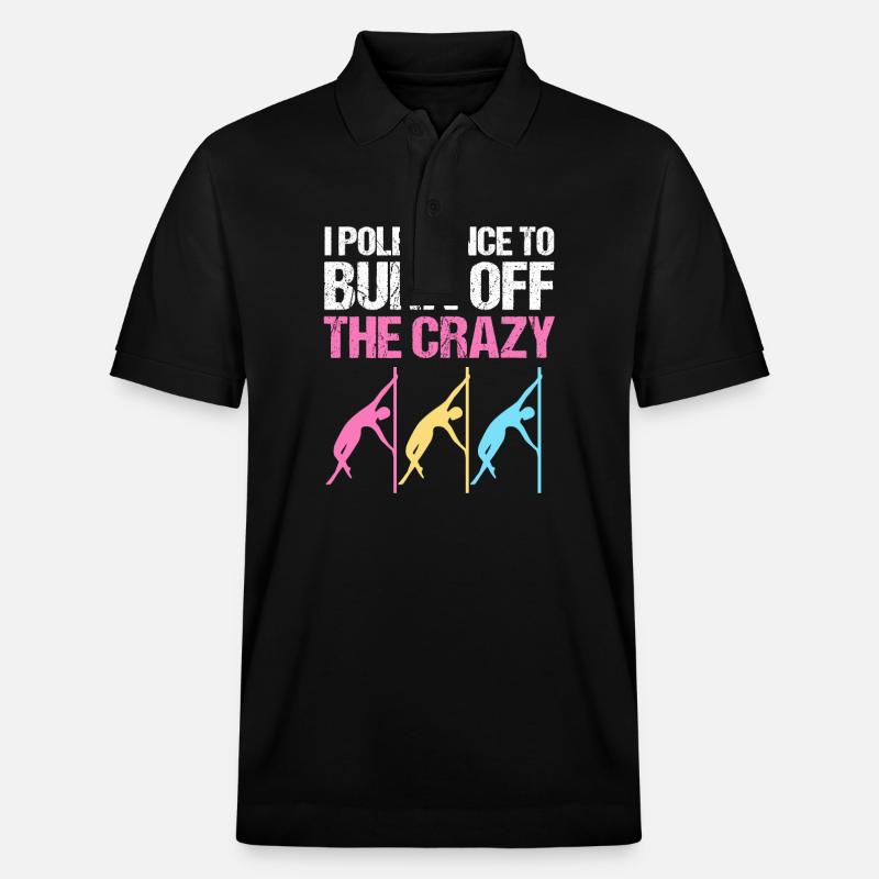Pole Dance - Stanley/Stella Unisex Bio-Poloshirt PREPSTER - Schwarz