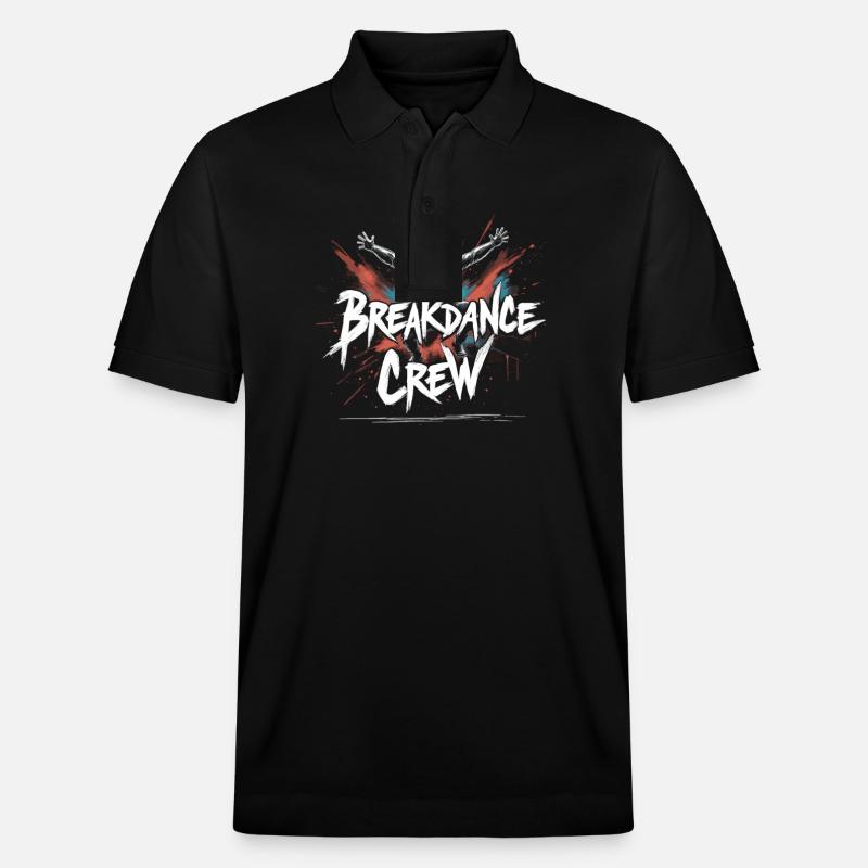 Breakdance Crew Breakdance Breakdancing Breakdance - Stanley/Stella Unisex Bio-Poloshirt PREPSTER - Schwarz