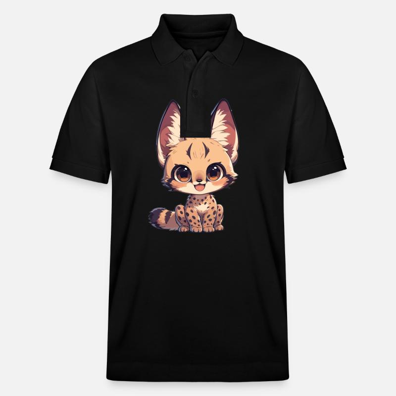 Servale Serval - Polo PREPSTER bio Stanley/Stella Unisexe - noir