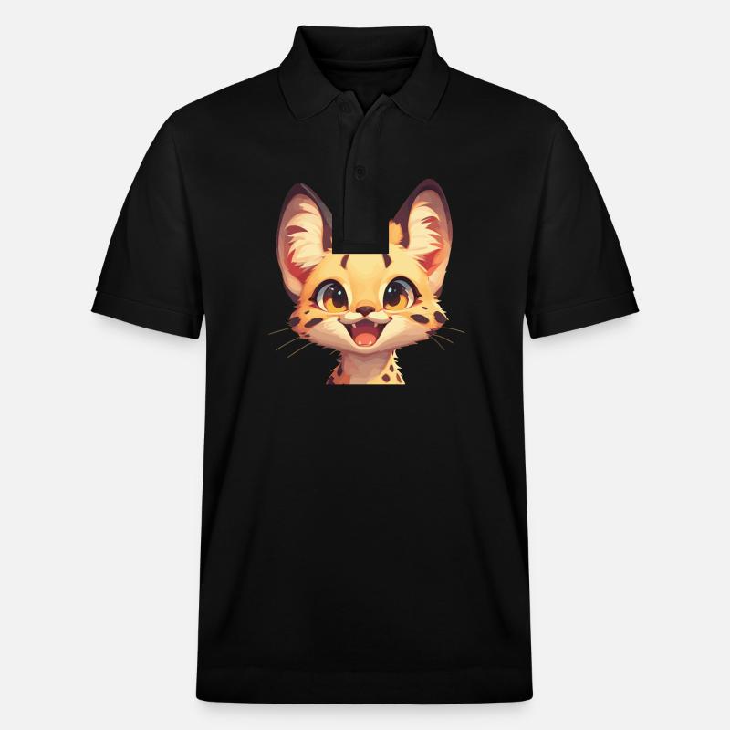 Servale Serval - Polo PREPSTER bio Stanley/Stella Unisexe - noir