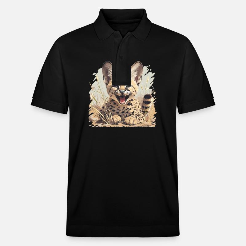 Servale Serval - Polo PREPSTER bio Stanley/Stella Unisexe - noir