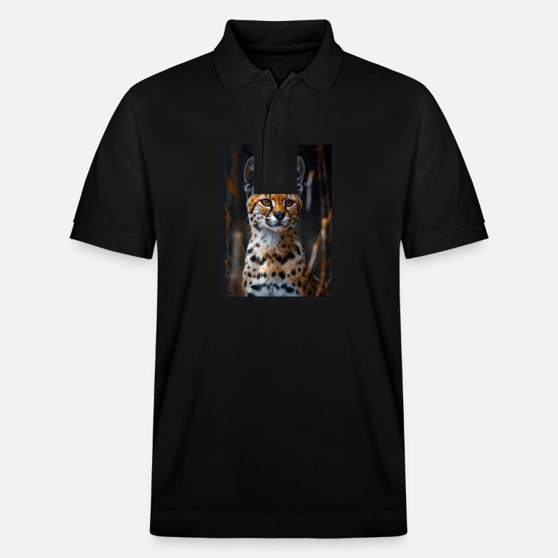 Servale Serval - Polo PREPSTER bio Stanley/Stella Unisexe - noir
