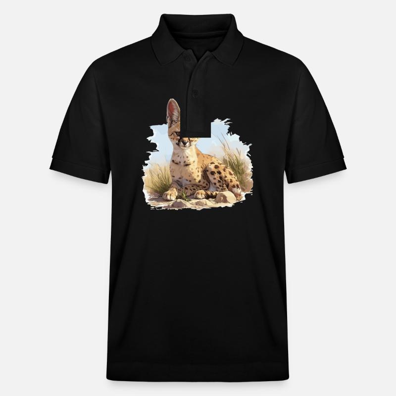 Servale Serval - Polo PREPSTER bio Stanley/Stella Unisexe - noir