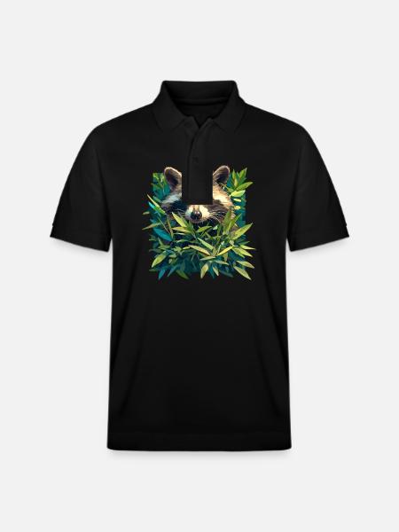 Waschbären Waschbär - Stanley/Stella Unisex Bio-Poloshirt PREPSTER - Schwarz