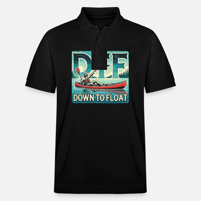DTF - Down To Float - Stanley/Stella Unisex Bio-Poloshirt PREPSTER - Schwarz