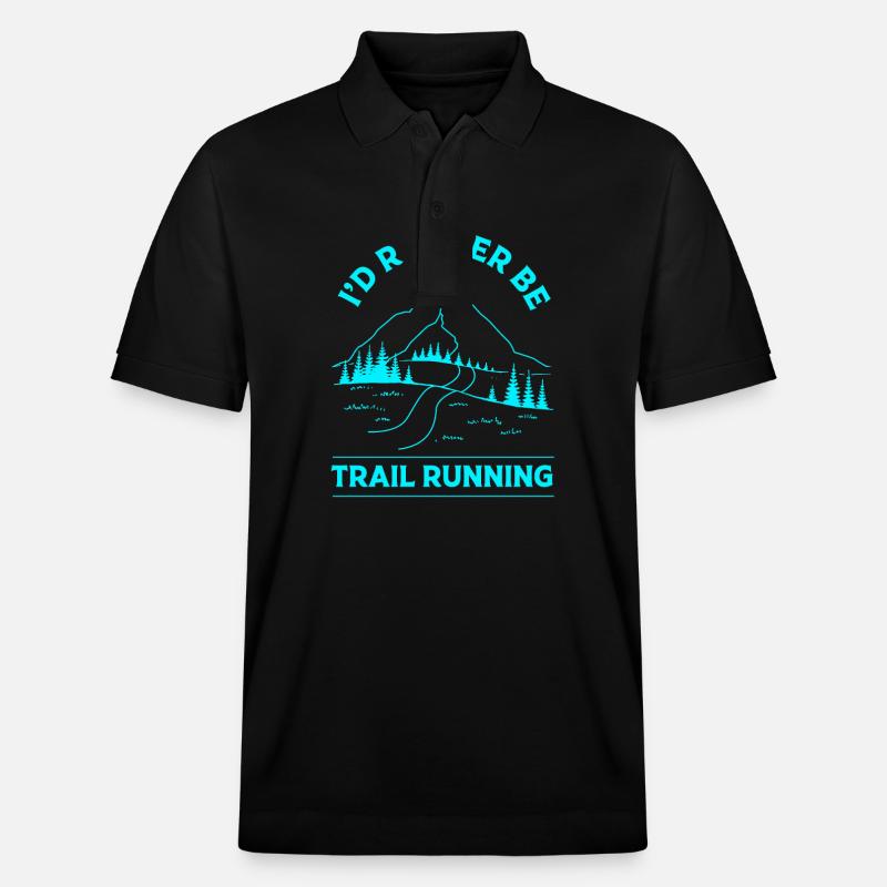 Trailrunning - Stanley/Stella Unisex Bio-Poloshirt PREPSTER - Schwarz