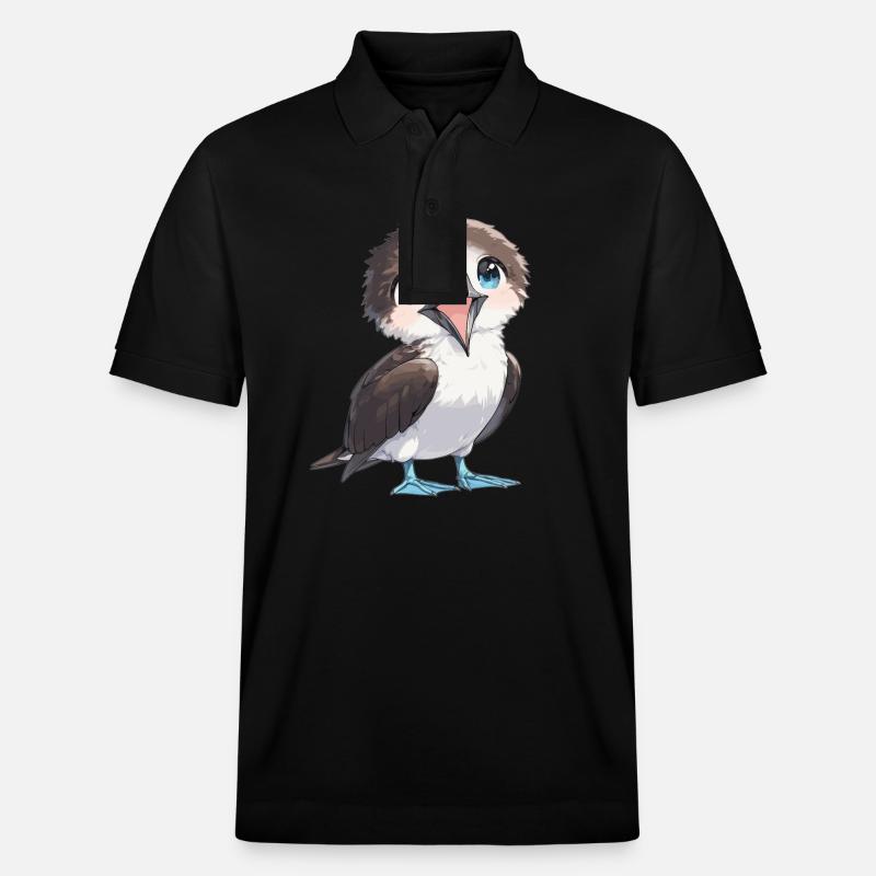 Blaufußtölpel - Stanley/Stella Unisex Bio-Poloshirt PREPSTER - Schwarz
