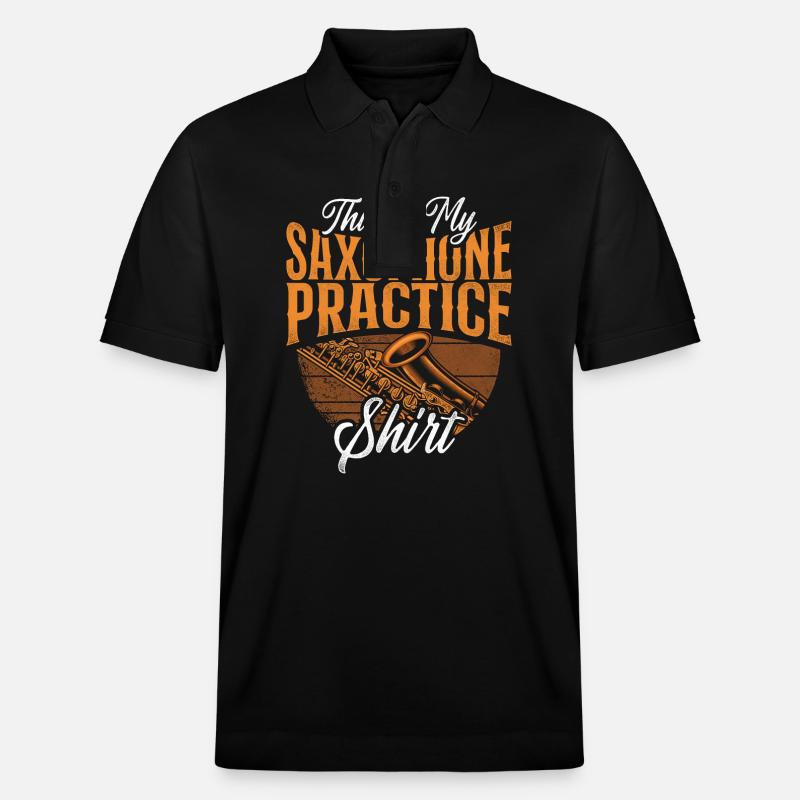 Saxophone C’est mon saxophone - Polo PREPSTER bio Stanley/Stella Unisexe - noir
