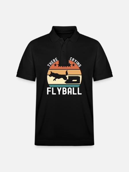 Flyball Hundesport - Stanley/Stella Unisex Bio-Poloshirt PREPSTER - Schwarz