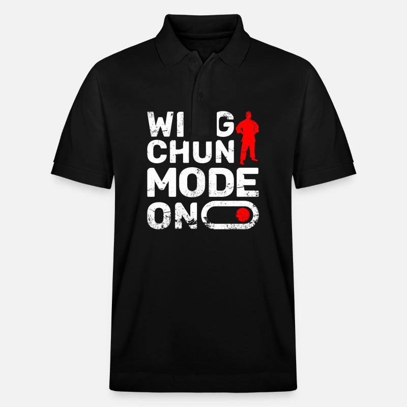 Mode Wing chun activé - Polo PREPSTER bio Stanley/Stella Unisexe - noir