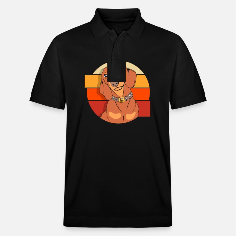 Teckel - Polo PREPSTER bio Stanley/Stella Unisexe - noir