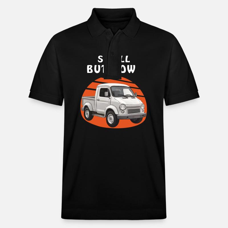 AUTO MIKRO PETIT MAIS WOW - Polo PREPSTER bio Stanley/Stella Unisexe - noir