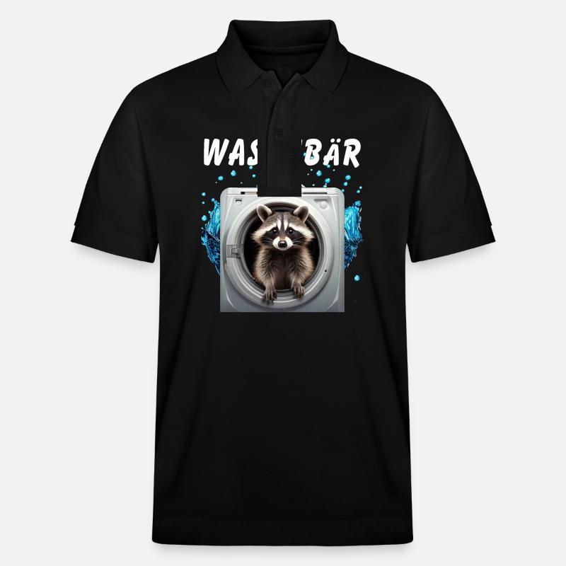WASCHBÄR - Stanley/Stella Unisex Bio-Poloshirt PREPSTER - Schwarz