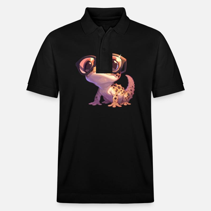 Geckos Geckos - Polo PREPSTER bio Stanley/Stella Unisexe - noir