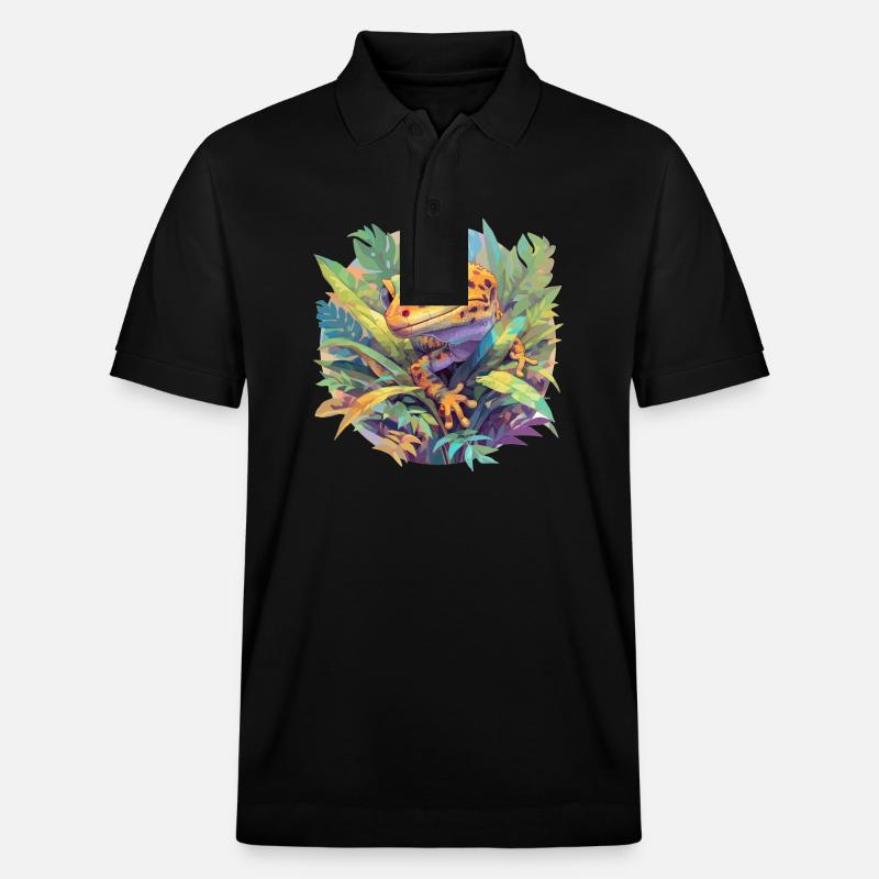 Geckos Geckos - Polo PREPSTER bio Stanley/Stella Unisexe - noir