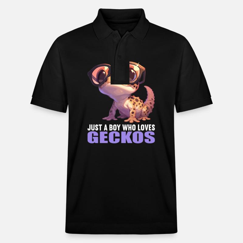 Geckos Geckos - Polo PREPSTER bio Stanley/Stella Unisexe - noir