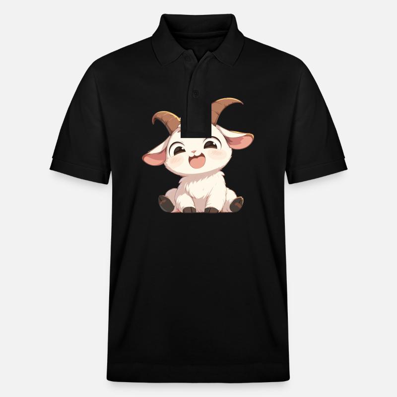 Chèvres chèvre - Polo PREPSTER bio Stanley/Stella Unisexe - noir